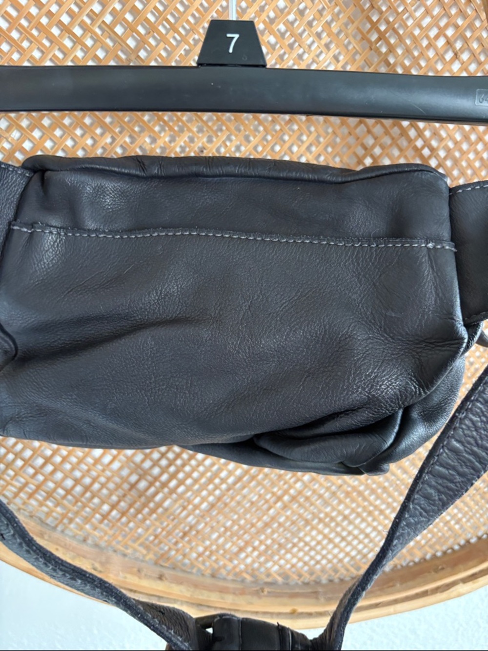 Free People Leather Waist Bag / Fanny Pack M/L - Picture 2 of 4